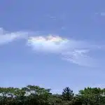 iridescent cloud